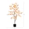 4ft. Orange Autumn Birch Leaf Artificial Potted Tree
